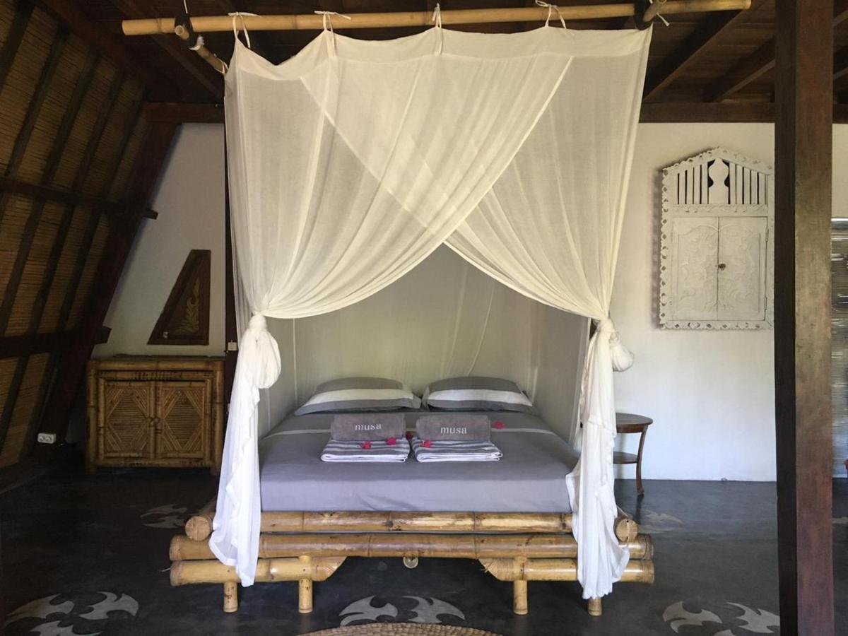 Musa Villas&Bungalows Gili Air Bagian luar foto